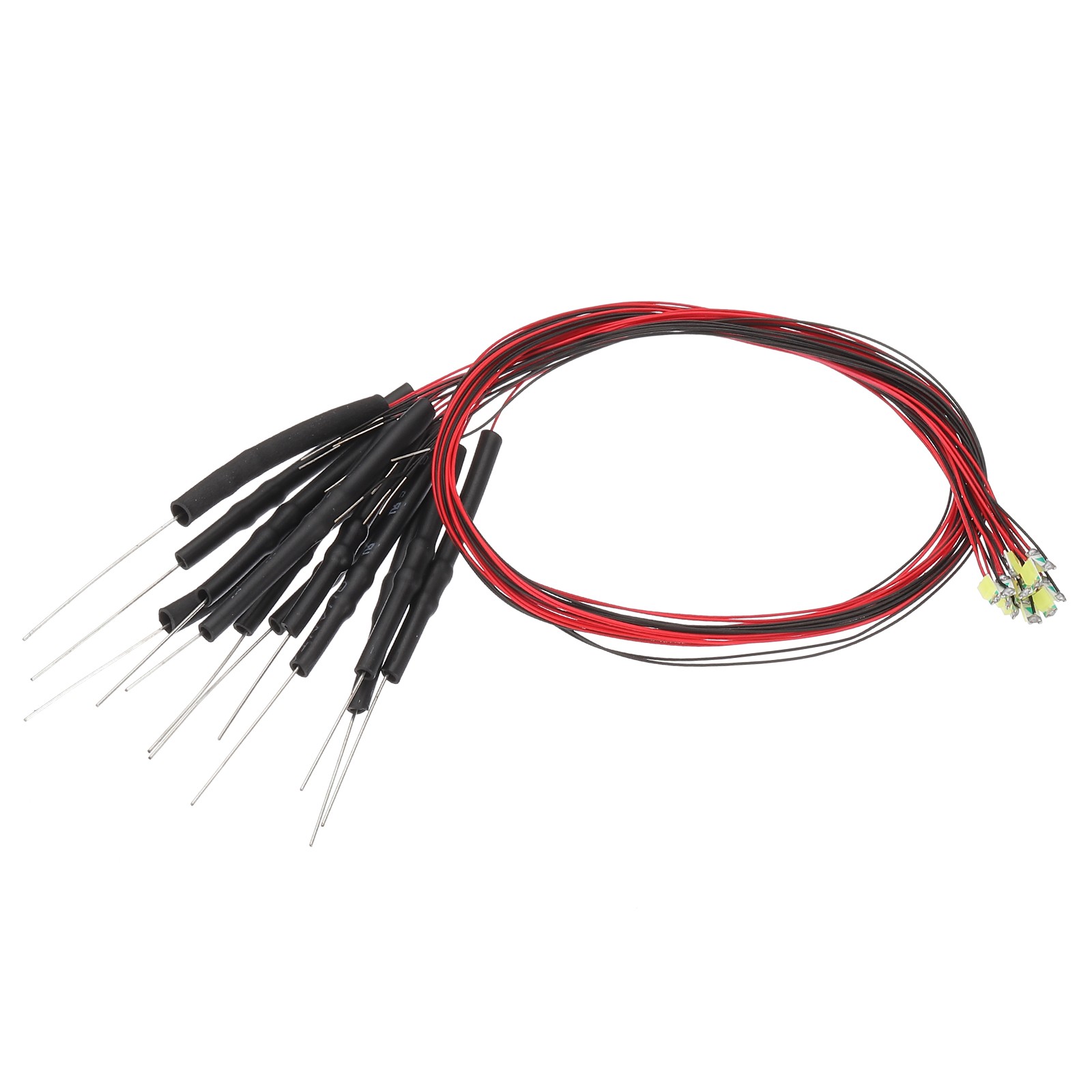 1206 Pre-Wired Micro LED, 12 Pcs 3-6V Emitting Diodes, Cool White