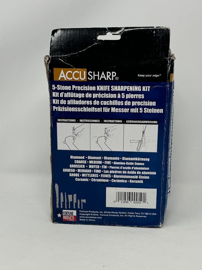 * ACCUSHARP * ' 5-STONE PRECISION KNIFE SHARPENING KIT '