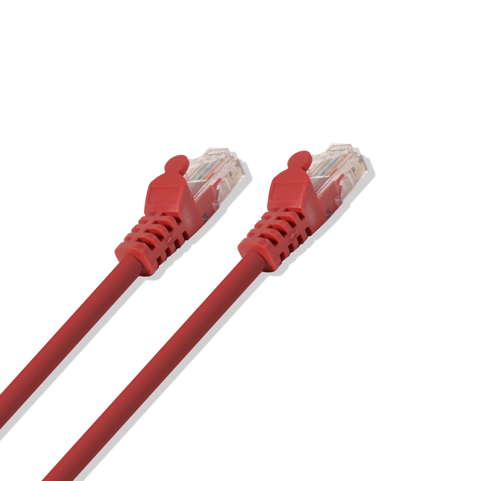 3ft Cat5e Cable Ethernet Lan Network RJ45 Patch Cord Internet Red (50 Pack)