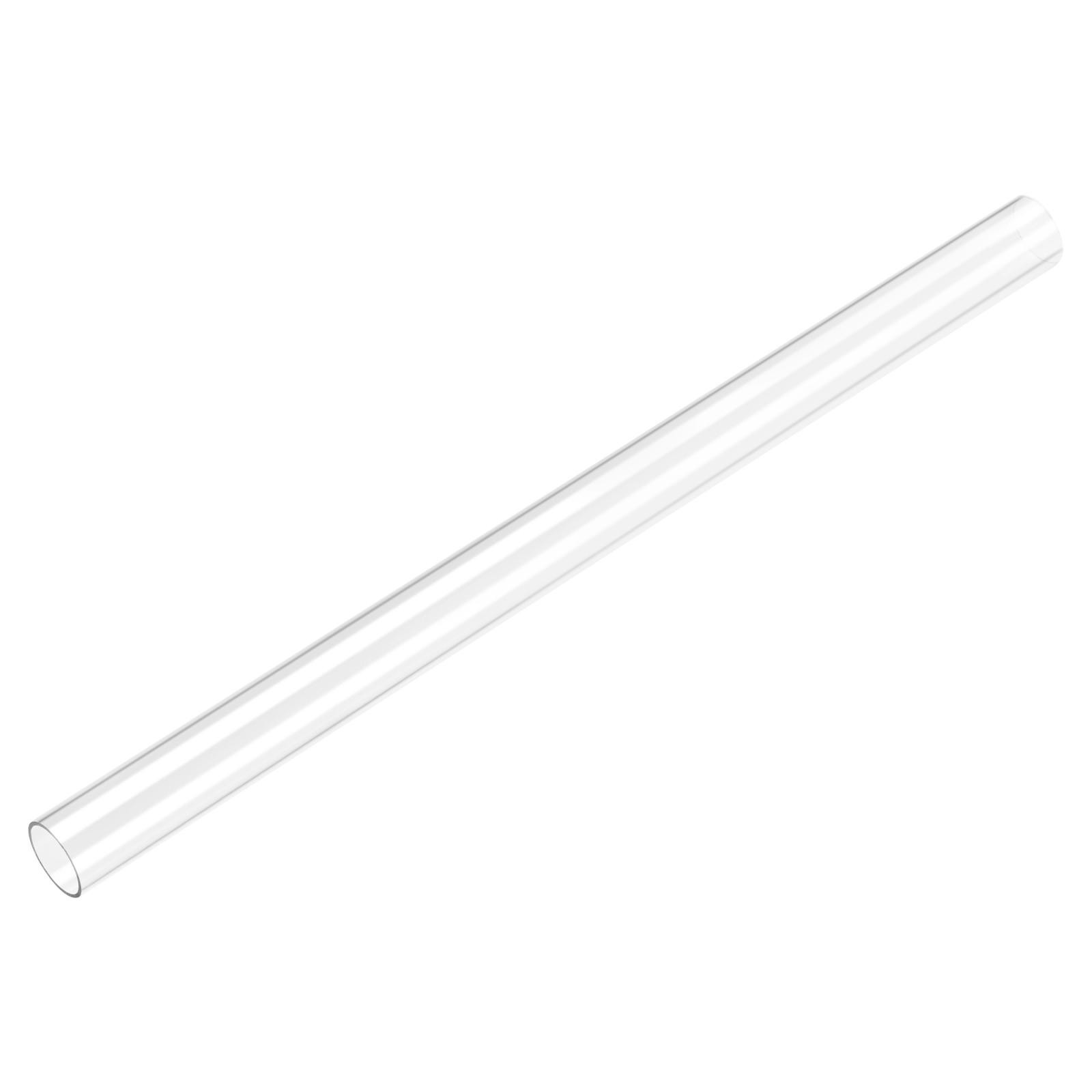 PC Rigid Round Clear Tubing 18mm ID x 20mm OD x 305mm Length Plastic Tube 3pcs