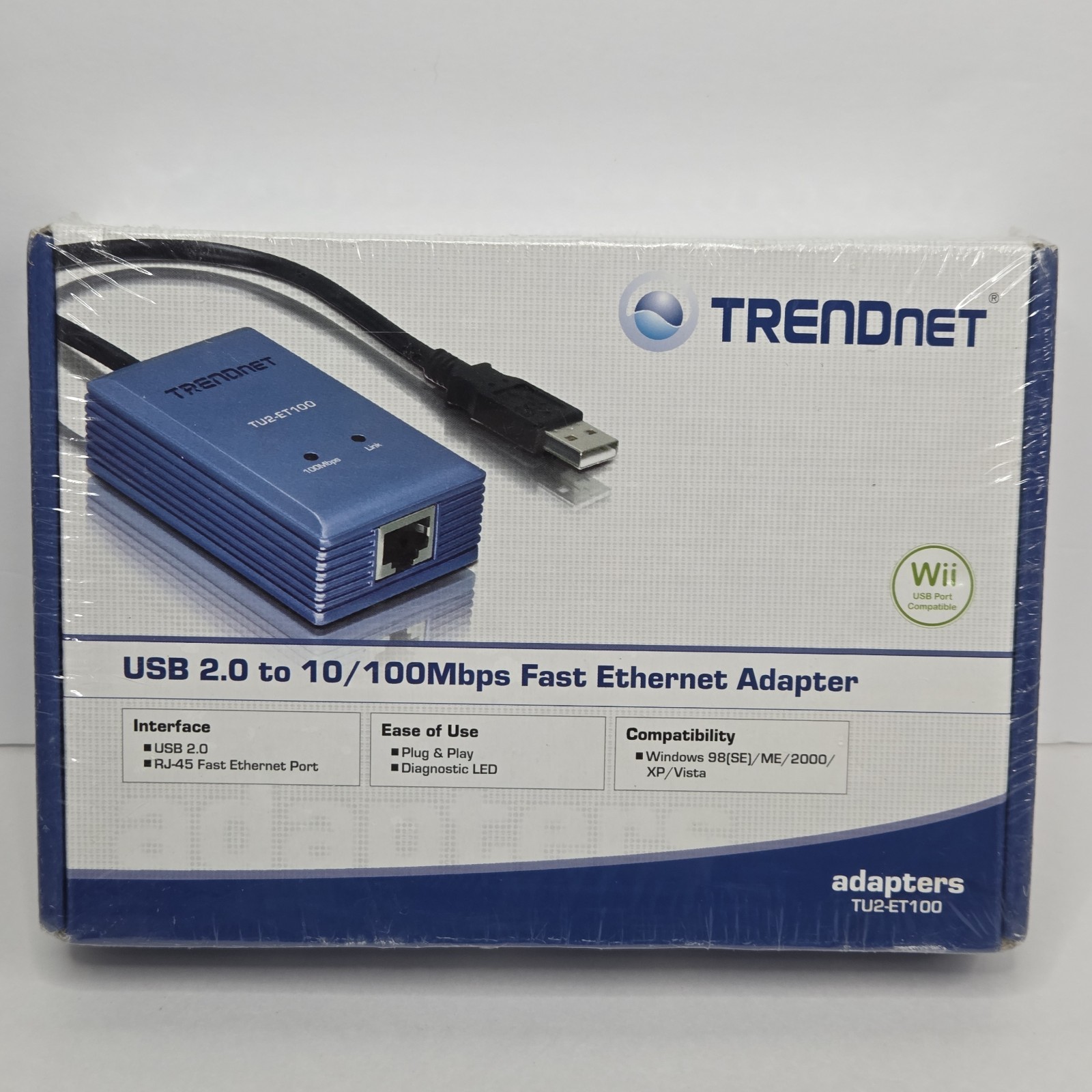 TRENDnet USB to 10/100Mbps Adapter *NEW IN TU2-ET100 (Version v3.0R)