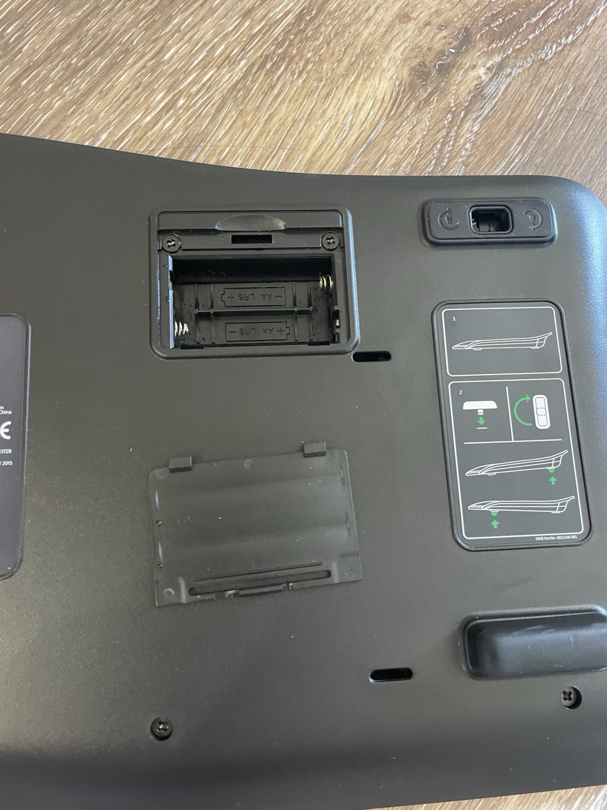 NO DONGLE Microsoft Windows Wireless Comfort 5050 Desktop Keyboard Mouse - READ