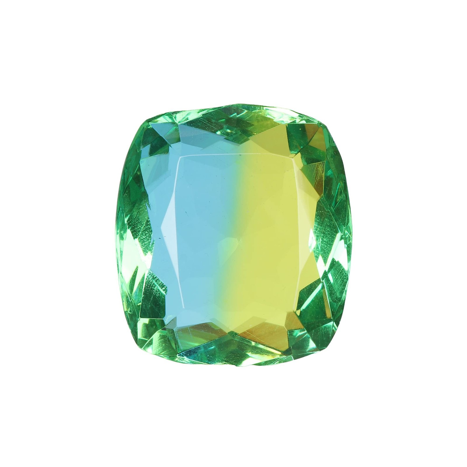 Multi Color Ametrine 106.30 Ct Cushion Cut Ametrine Faceted November Birthsto...