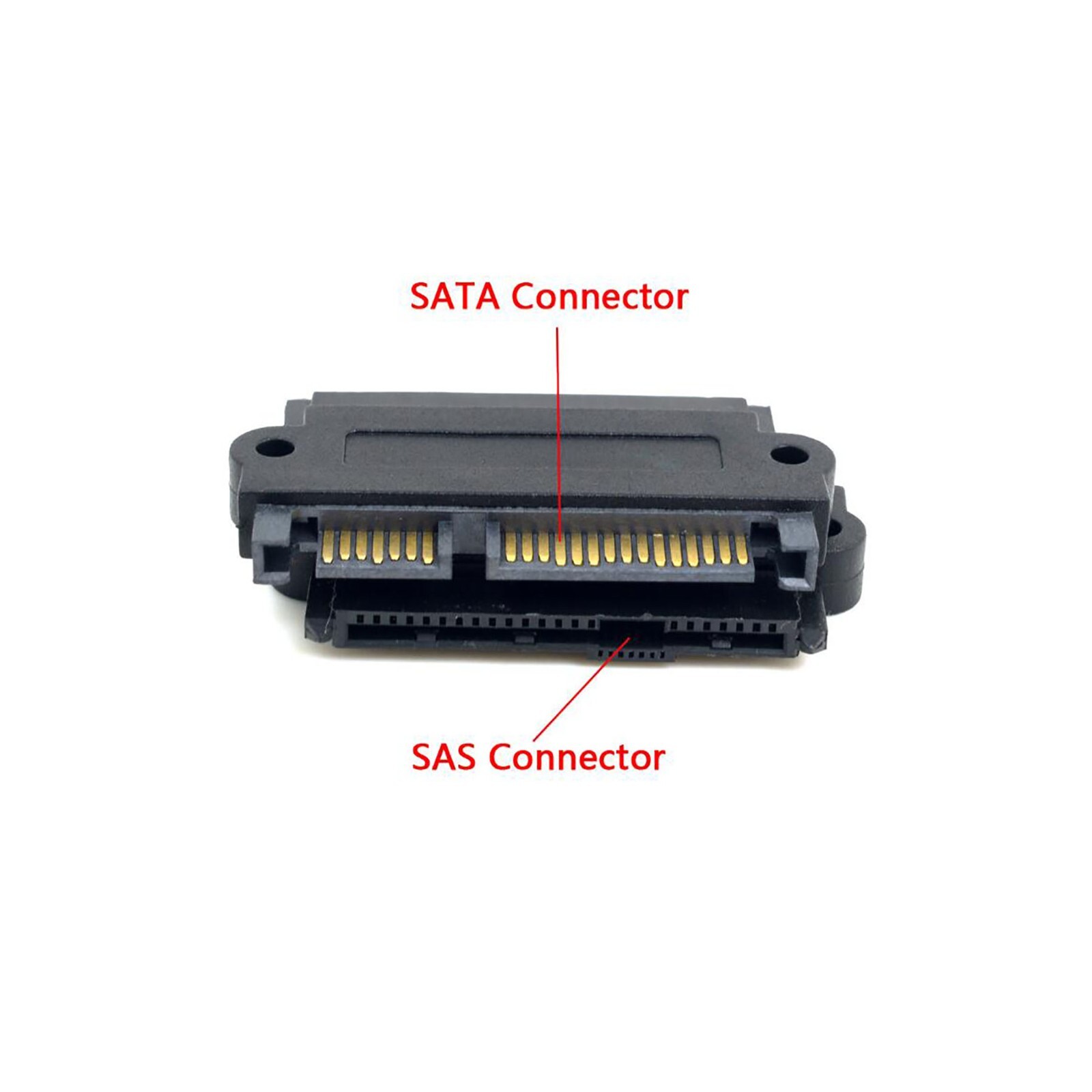 SAS to SATA 22-pin Male Converter SFF-8482 Female HDD Hard Drive Raid Adapter