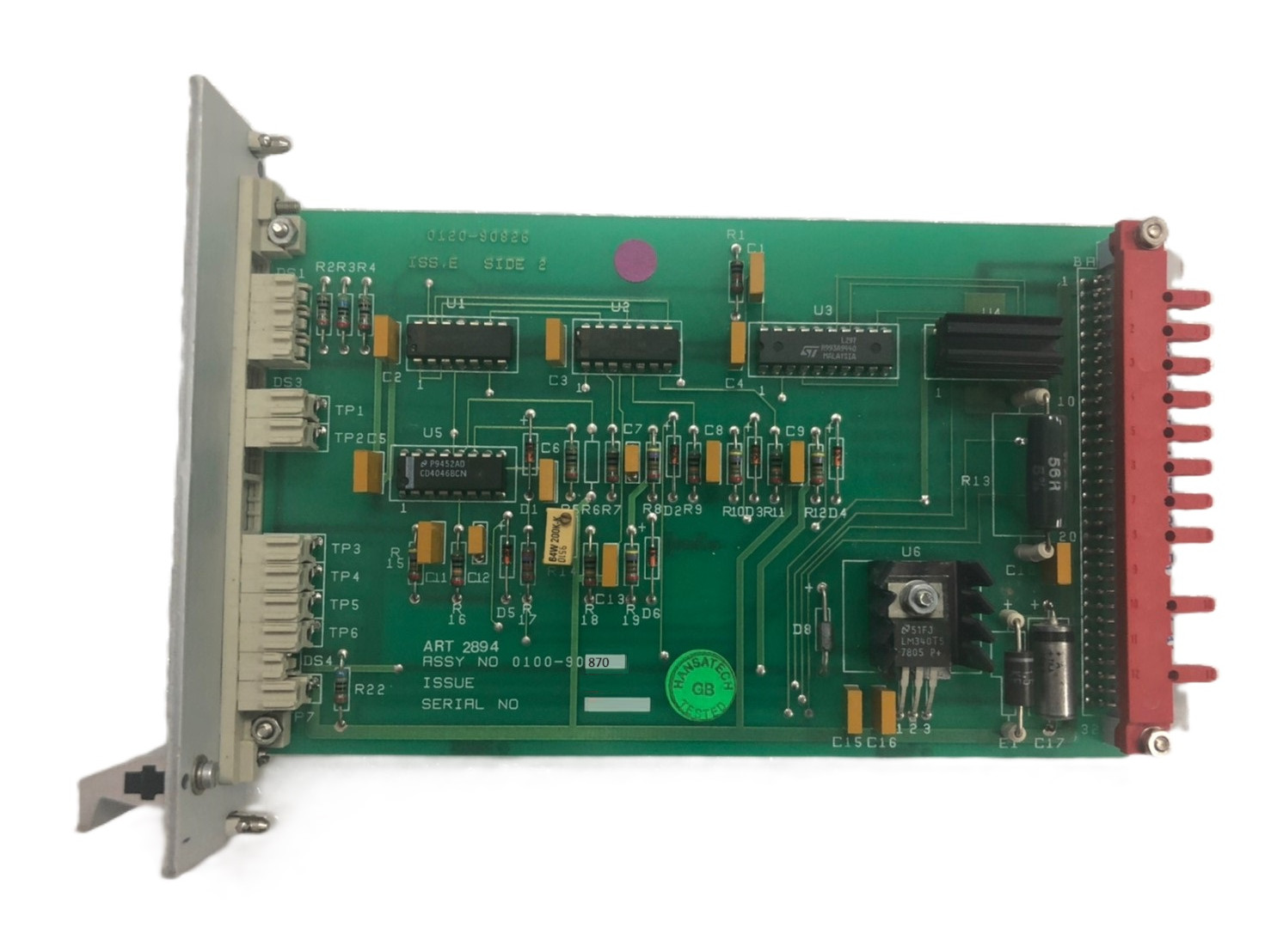 AMAT Applied Materials 0100-90870 4-Phase Stepper Controller PCB Card Working