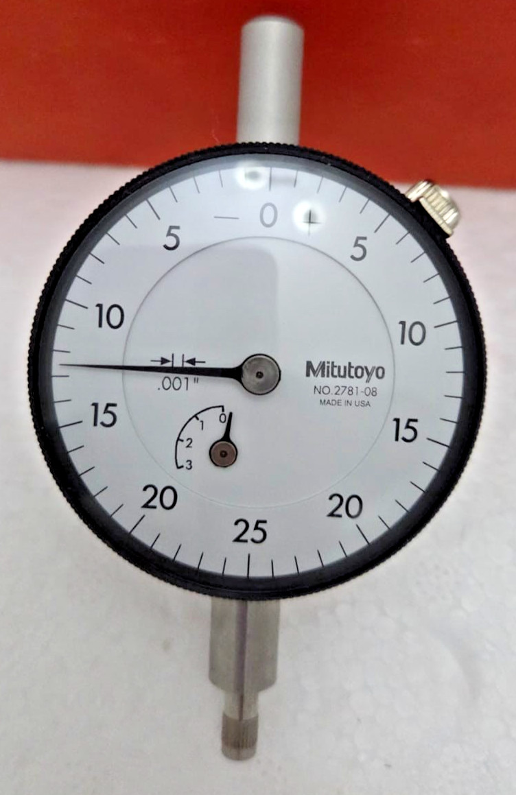 Mitutoyo 2781-08 Dial Indicator 0.001" Grad USA Made - Brand New
