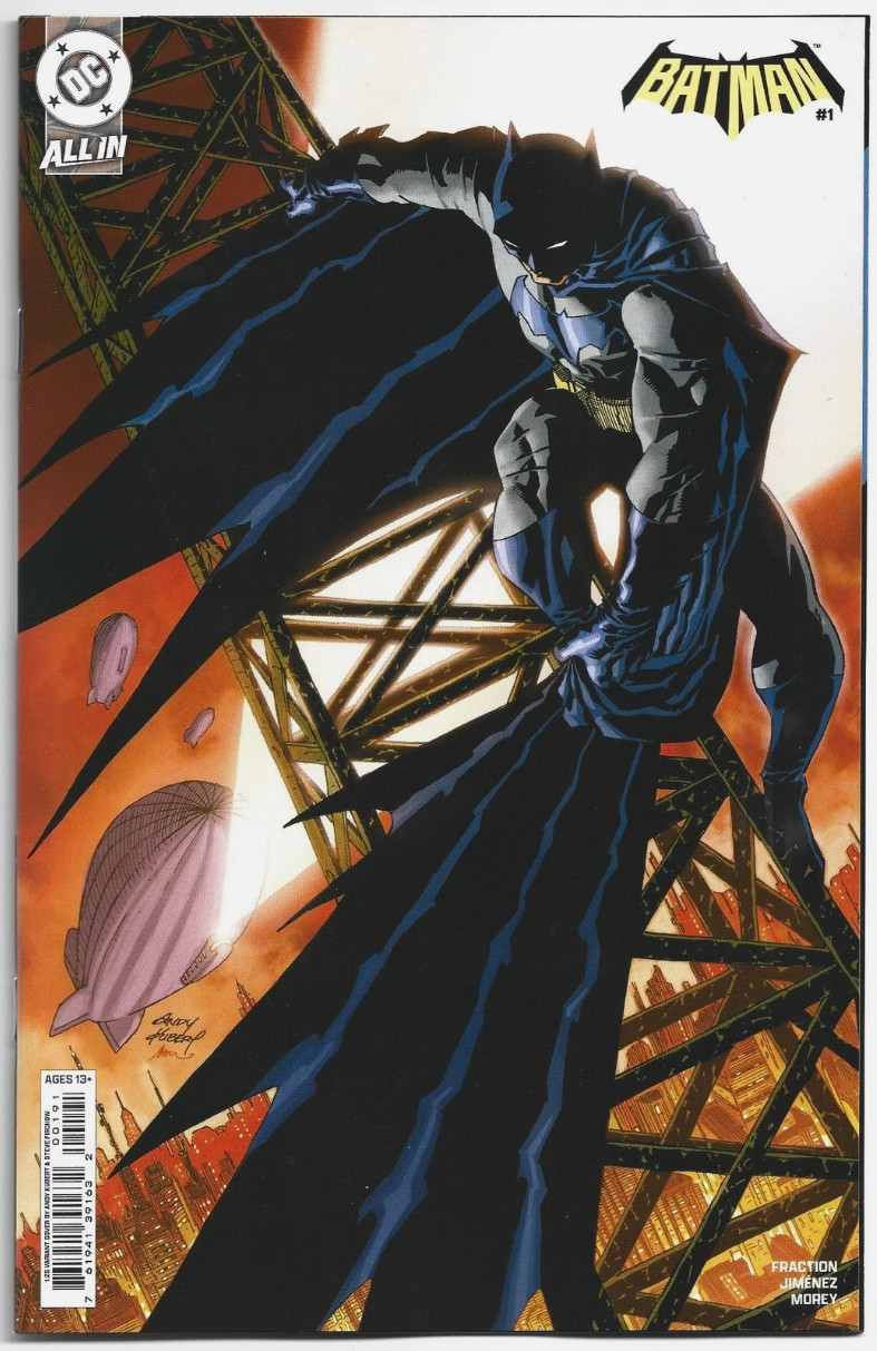 BATMAN #1 DC COMICS 2025 ANDY KUBERT 1:25 VARIANT NM