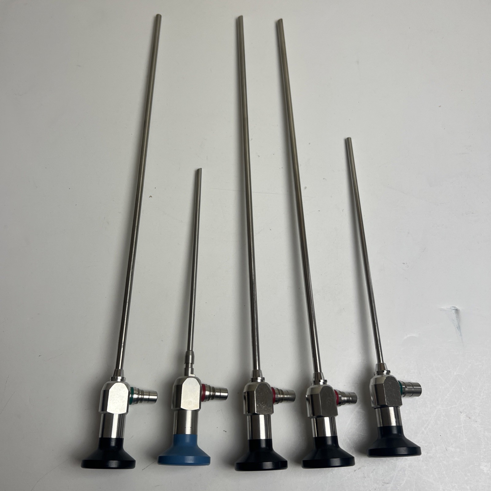 Mixed Sizes Brands Lot Of 5 Rigid Endoscopes 0 Degree 30 4mm HD German AS-IS
