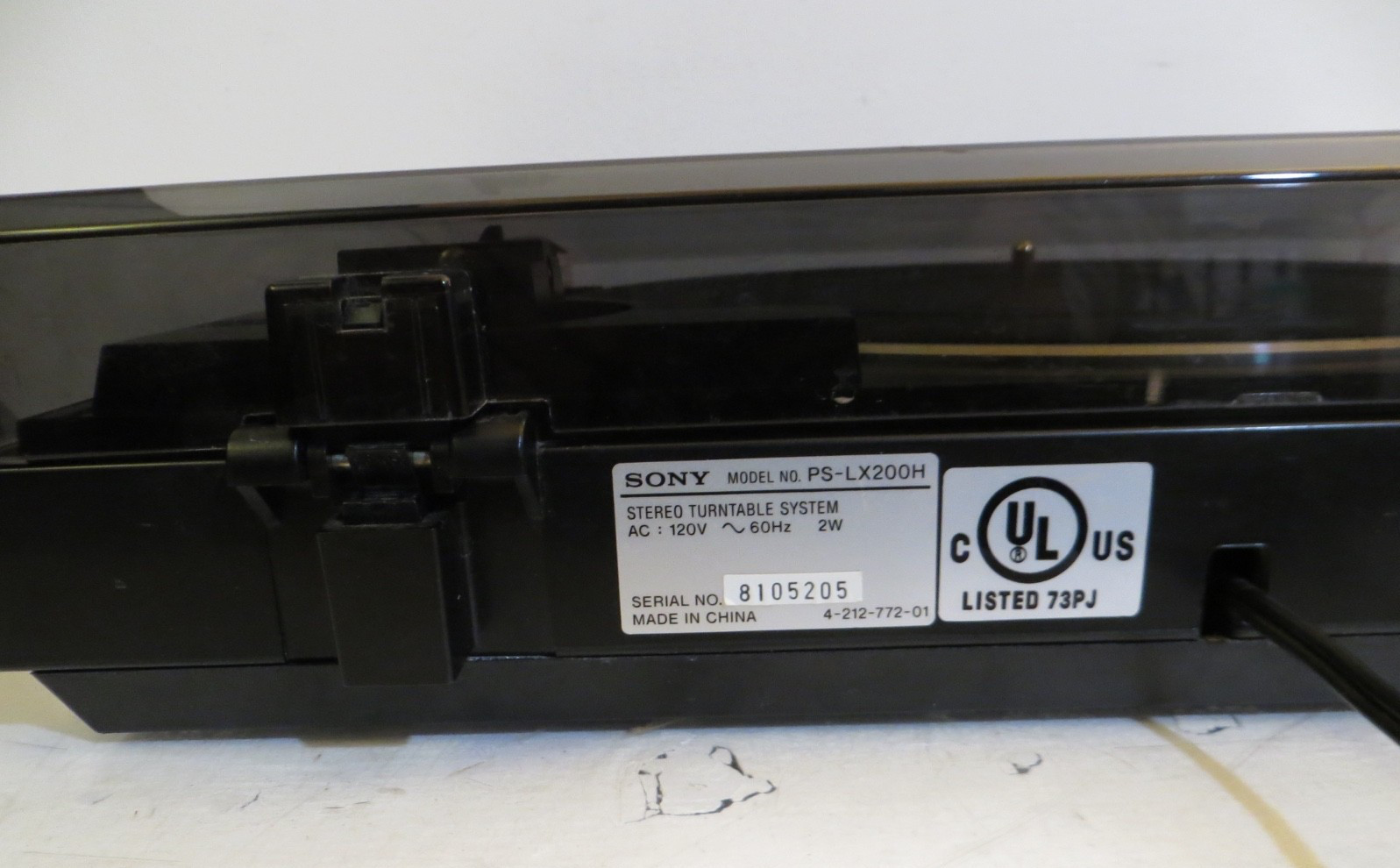 Sony PS-LX200H Turntable Record Player