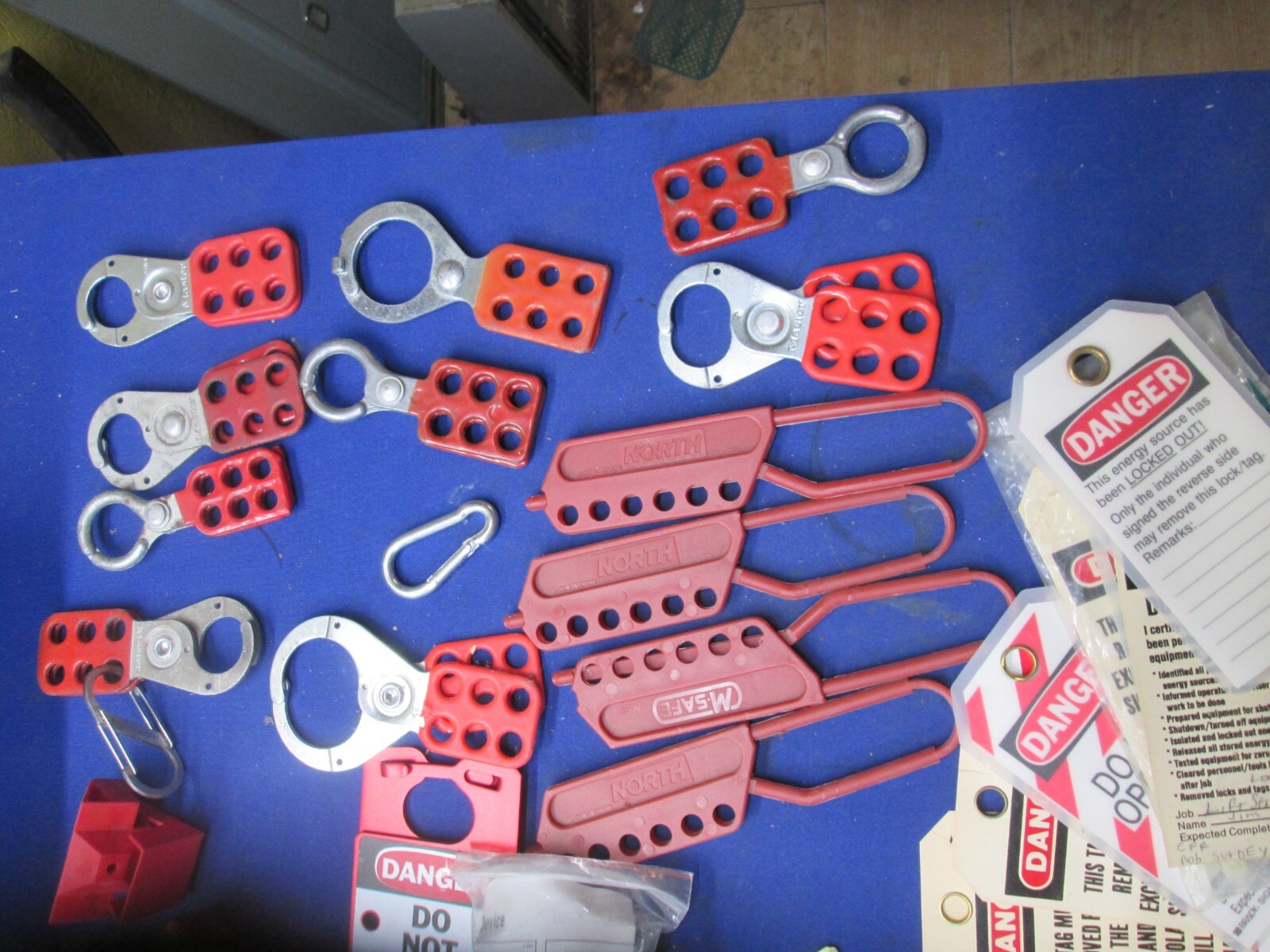 Lockout Tagout Padlocks Hasps assorted large lot
