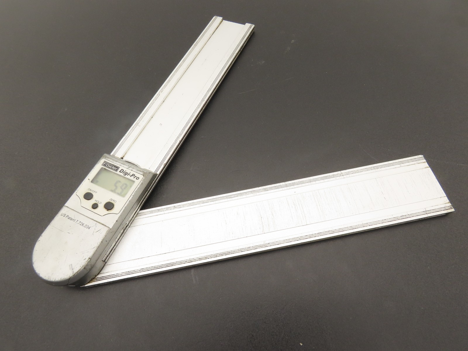 Fowler 74-440-775-1 Digi-Pro 12" Electronic Angle Protractor 0-360° Range