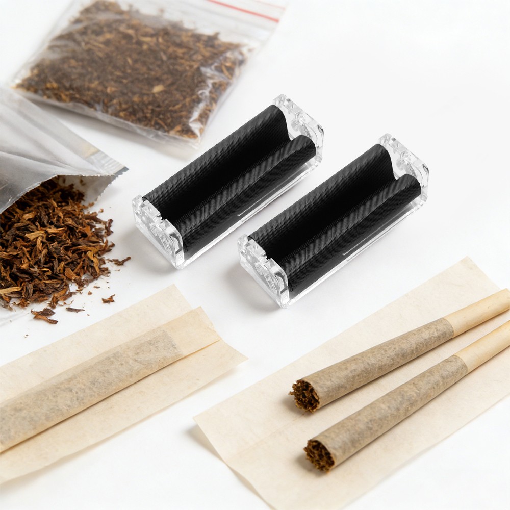 70mm Durable Plastic Tobacco Roller Automatic Cigarette Tobacco Rolling Machine