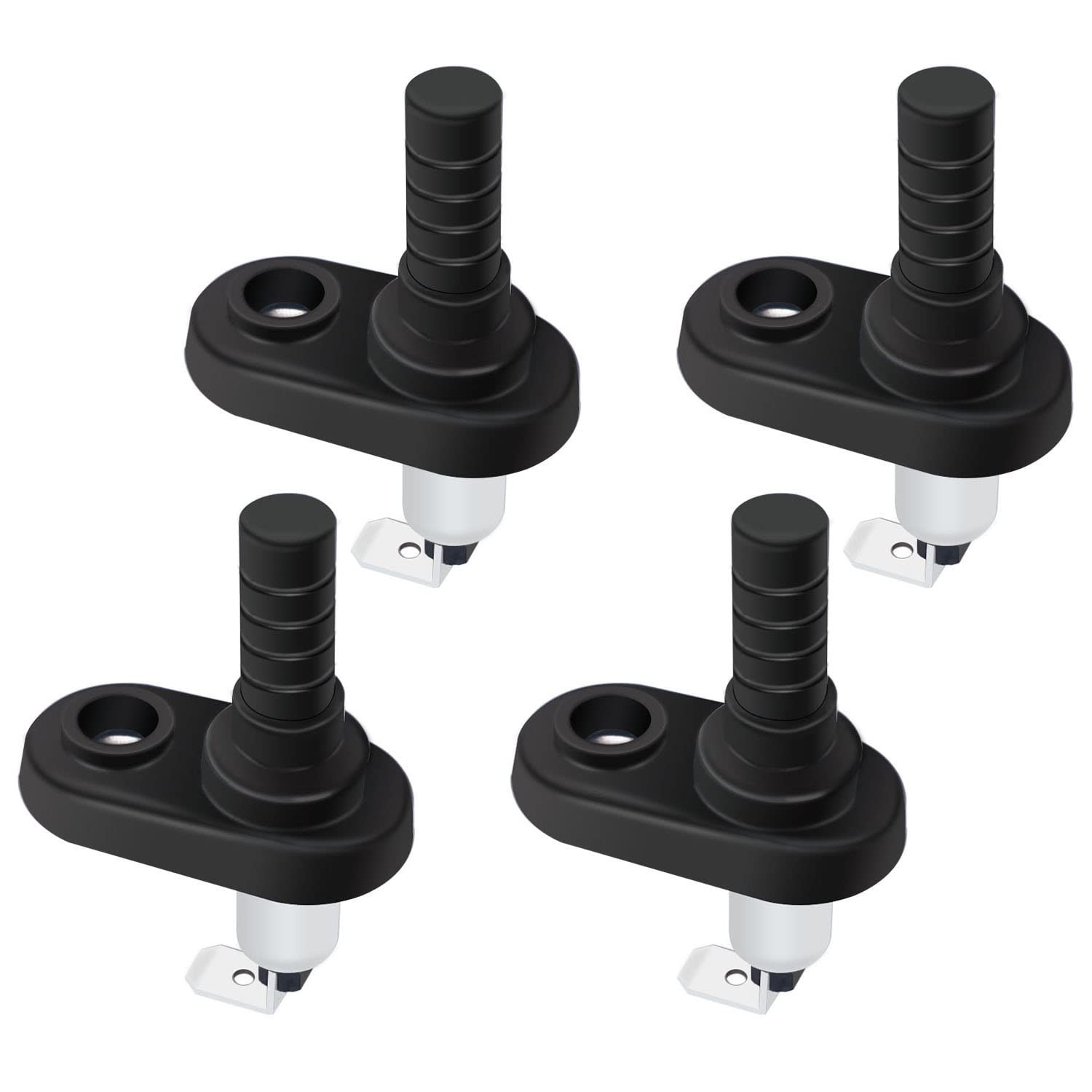 weideer 4Pcs 12V Mount Pin Switch Momentary Nickel Plated Universal Door Jamb...