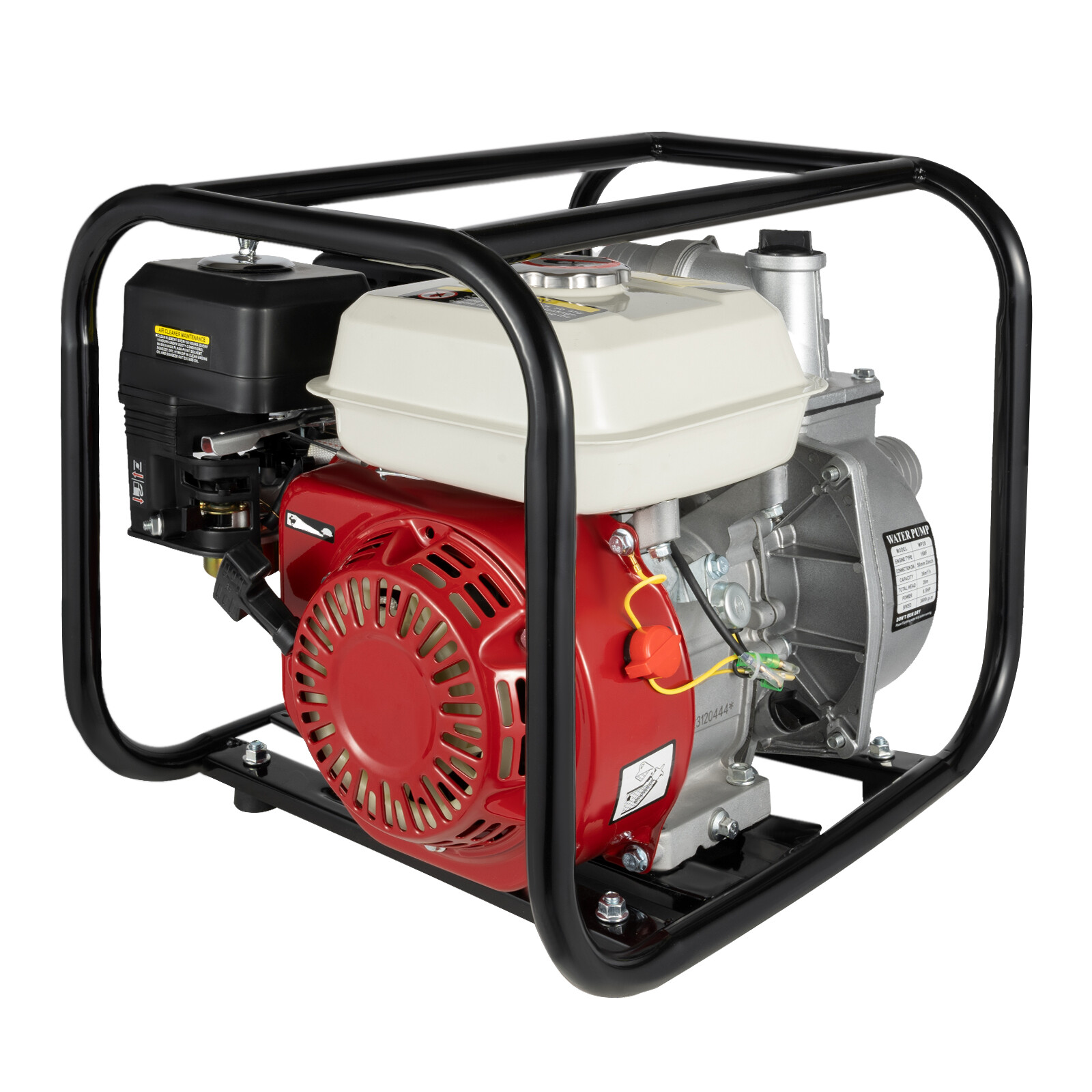 2" Inch 6.5HP Gas Water Semi Trash Pump Gas-Power Water Irrigation Transfer Pump