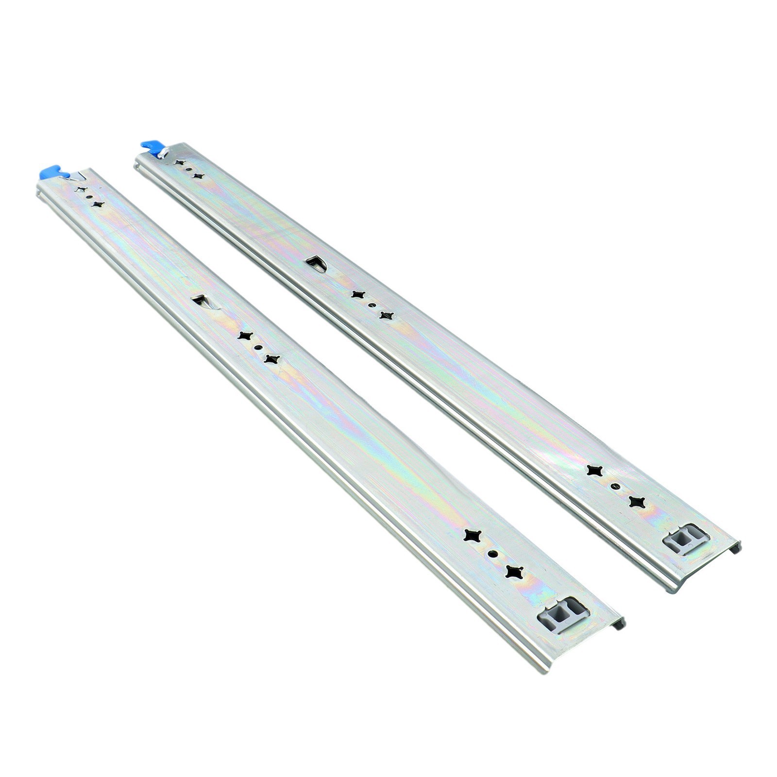 1 Pair Locking Drawer Slides 24 Inch Lock & Full Extension 250 lbs Load Capacity