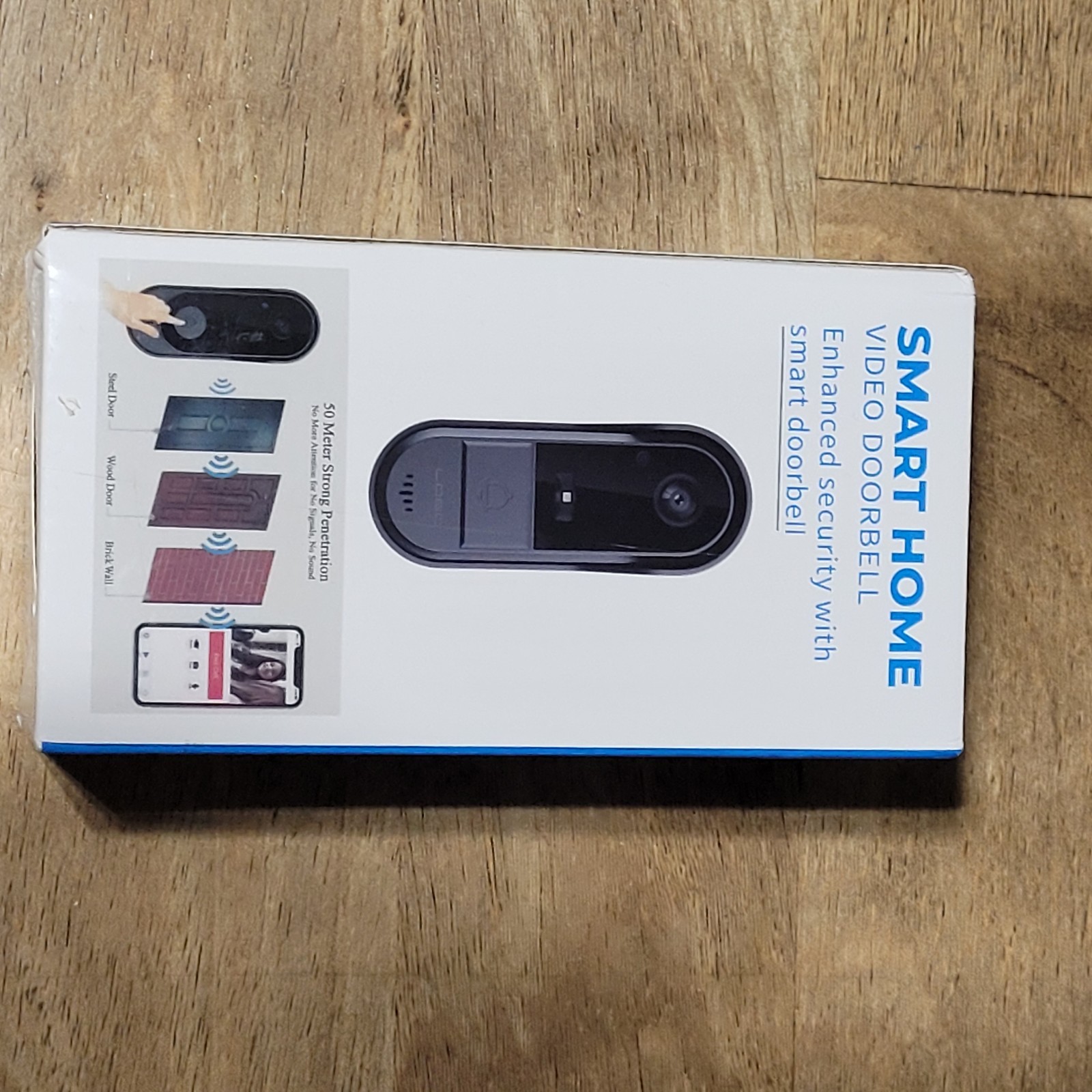 Smart Home Wireless Video Doorbell Model H5. NIB. T6