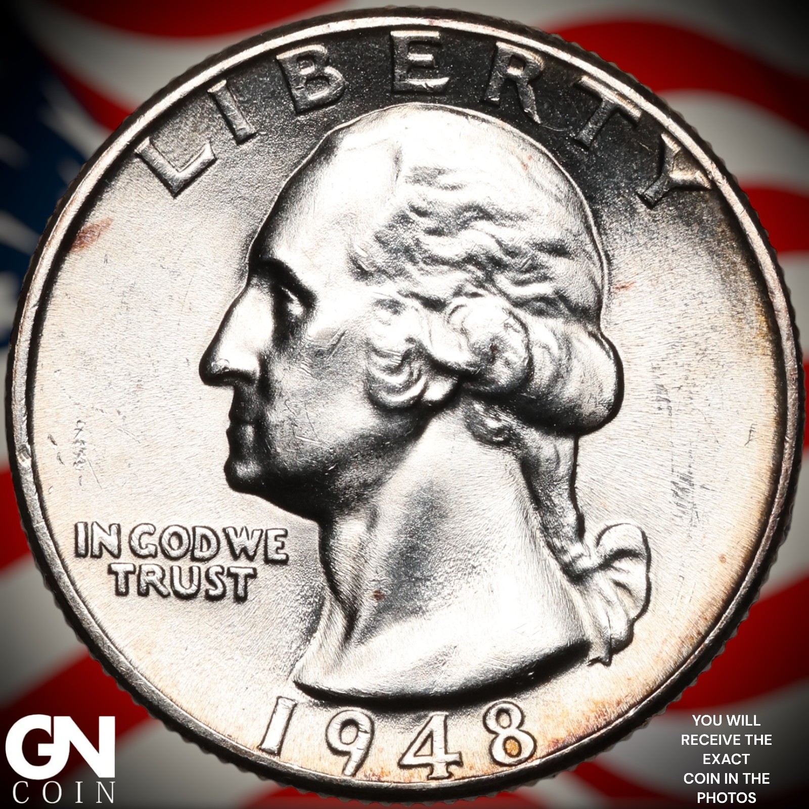 1948 P Washington Quarter B2310