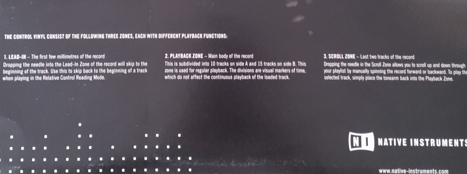 TRAKTOR SCRATCH - CONTROL VINYL BLACK - ORIGINAL NATIVE INSTRUMENTS - LIKE NEW