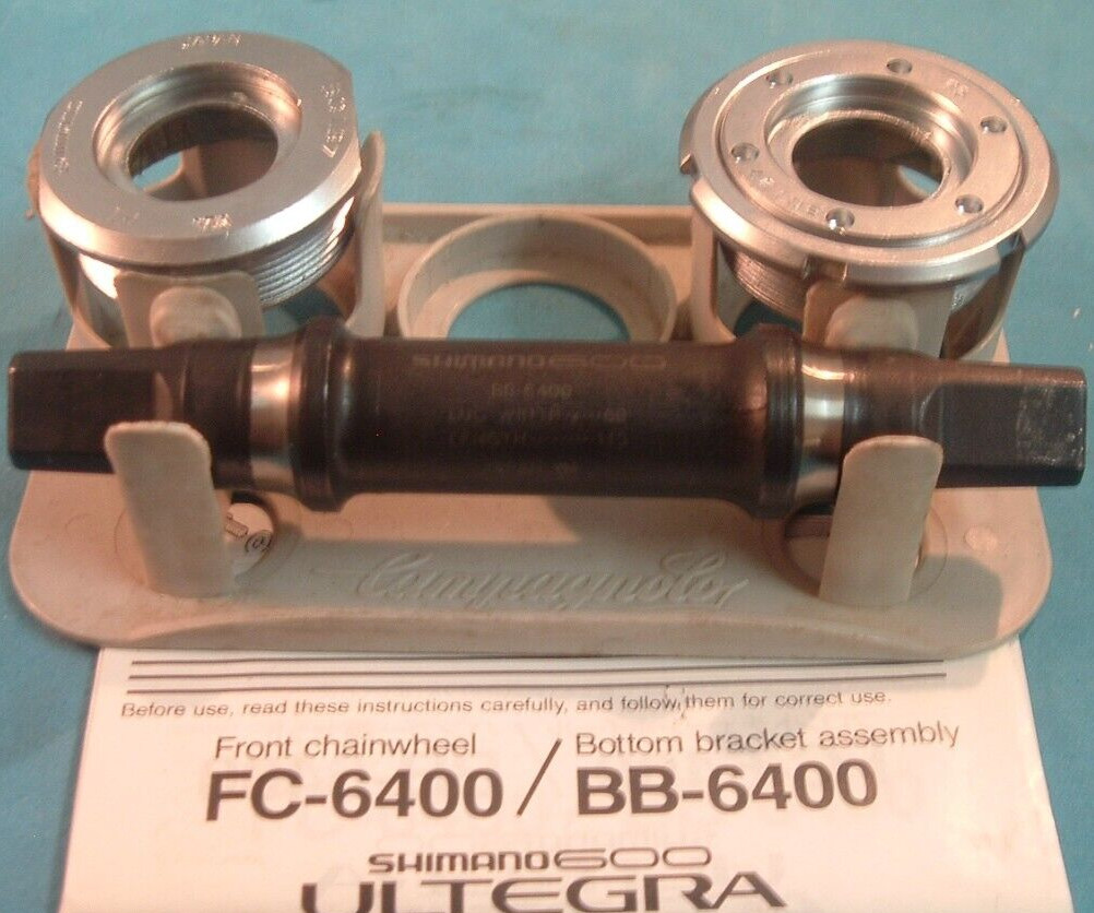 Shimano 600 Ultegra 68x 113MM BB-6400 Road Bottom Bracket-NEW/NOS English- NIB+