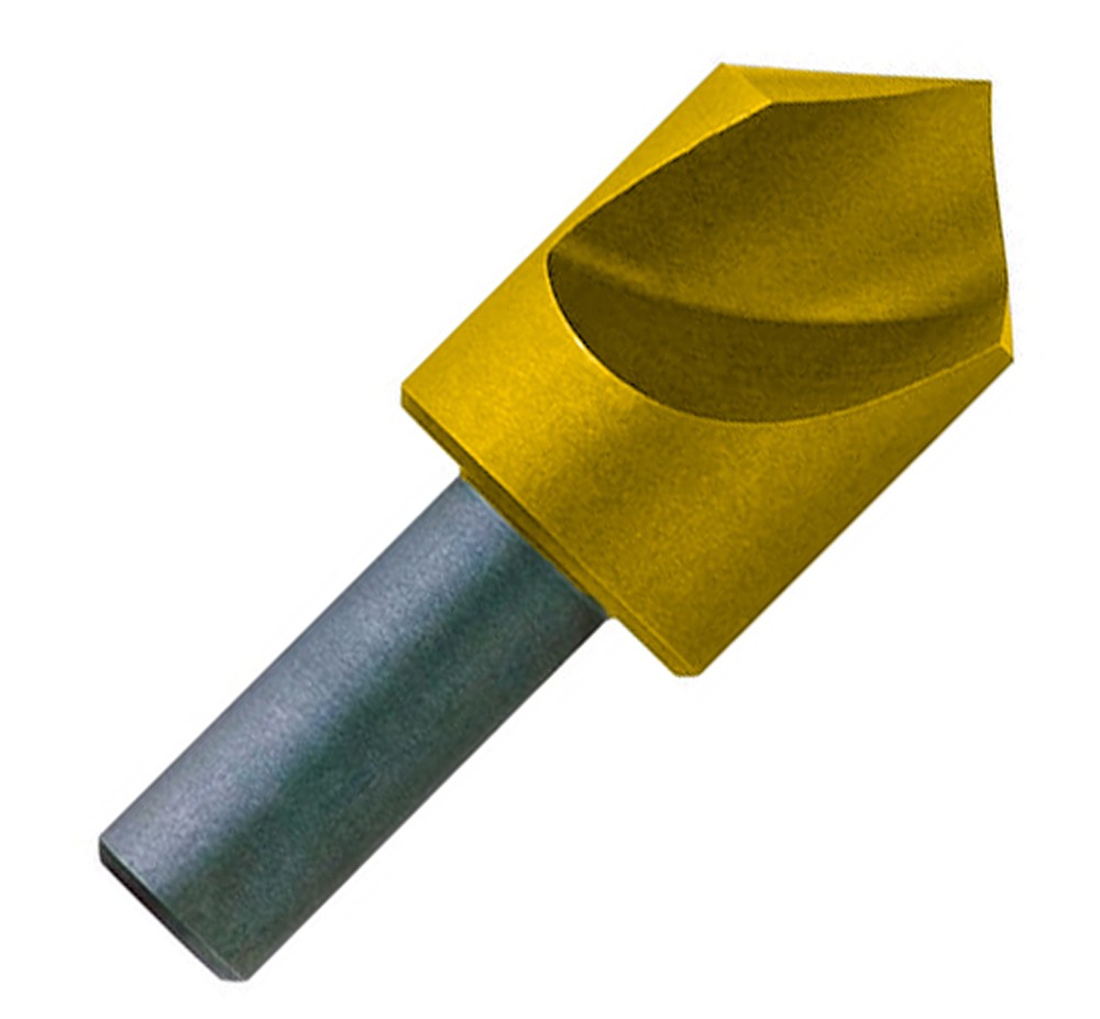 1/2" 82 Degree Cobalt 1FL Premium KEO USA Countersink TiN
