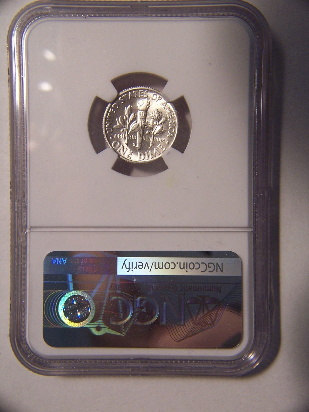 1948 S Roosevelt Silver Dime MS 66 NGC White