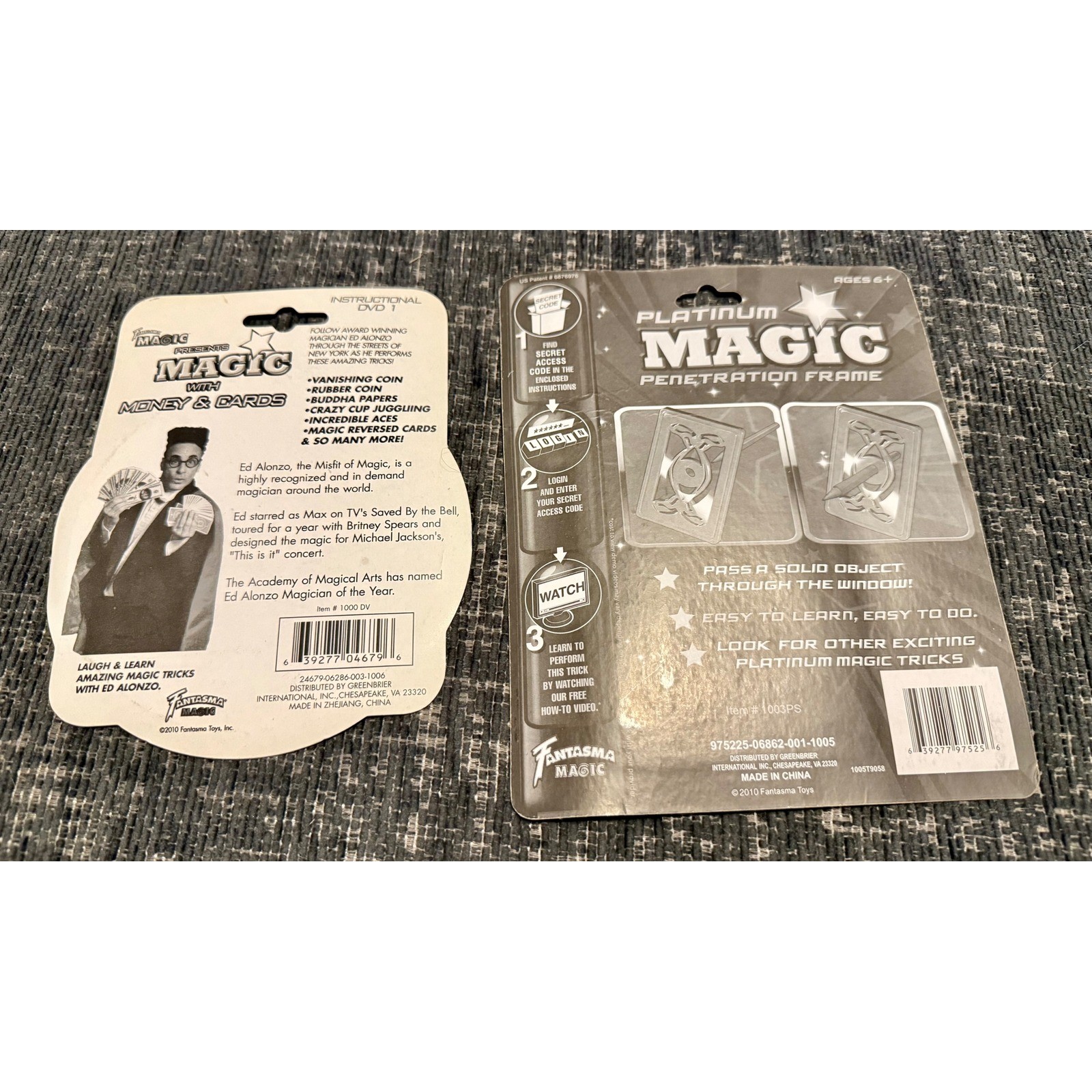 Fantasma Magic Trick Bundle Set Multicolor New Card Decks DVD