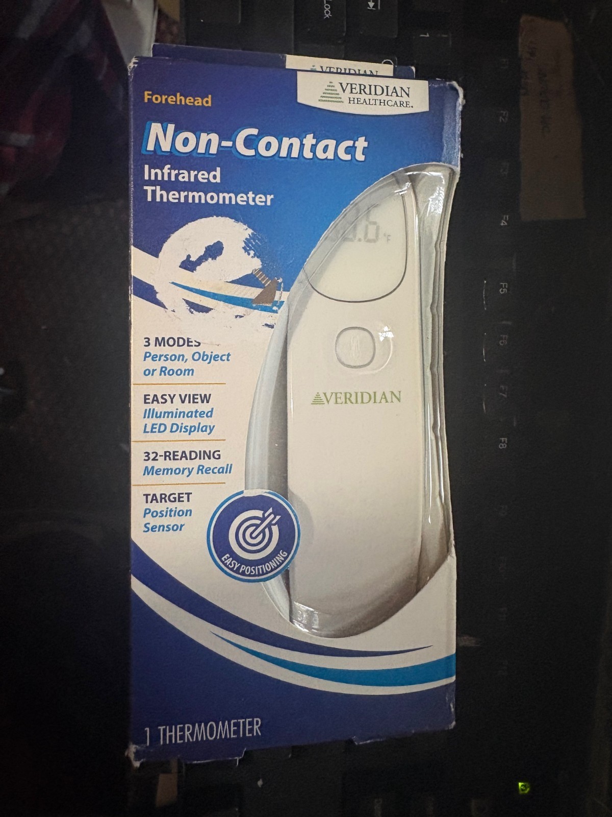 Veridian Healthcare Non-Contact Infrared Thermometer | for Children & Adults