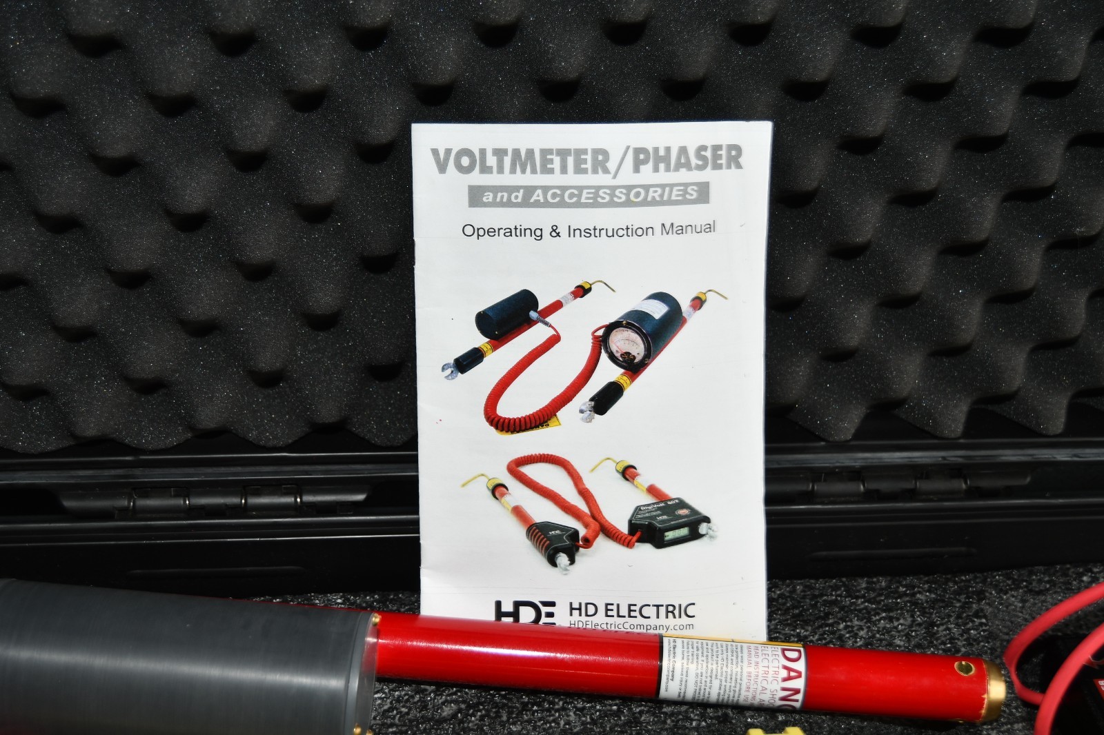 ^ HD Electric Mark IV High Voltage Voltmeter/Phaser #X8123