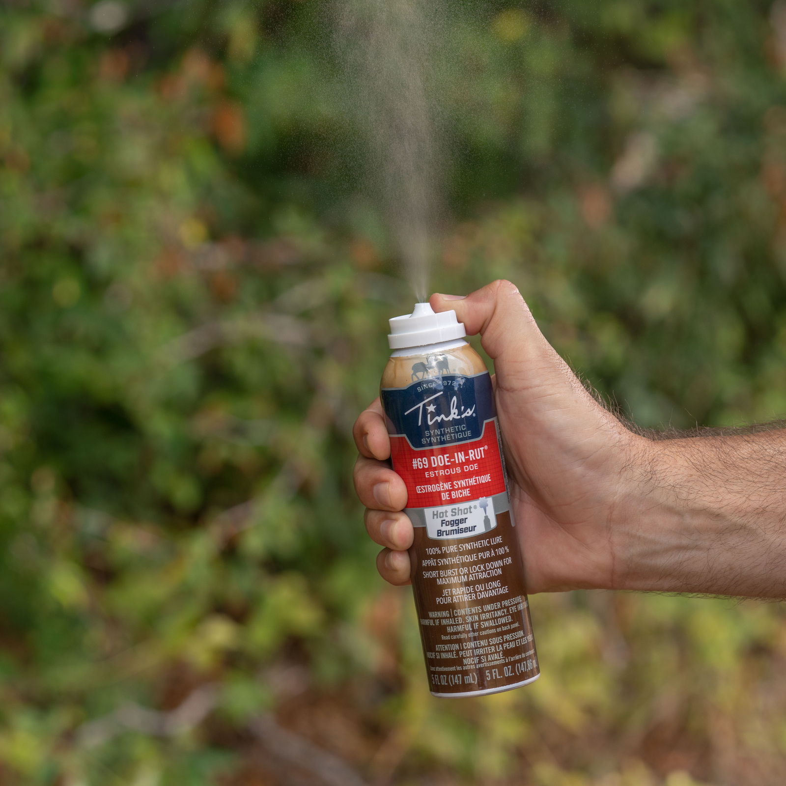 Tink's #69 Doe-In-Rut Estrous Doe Urine Synthetic Hot Shot Fogger 5 oz.