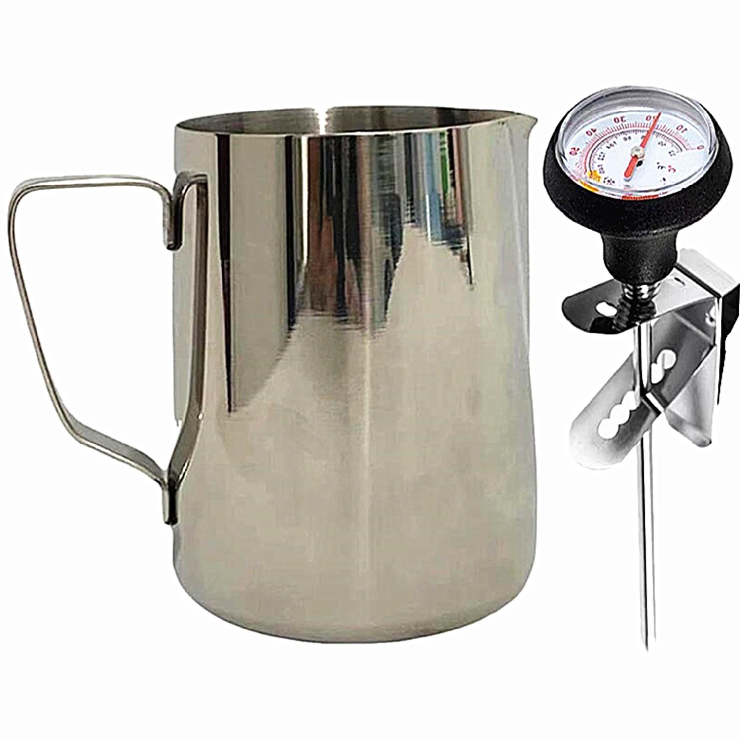 Milk Frothing Pitcher for Coffee, Barista Frother Cup,Steaming Jug (21 Ounces...