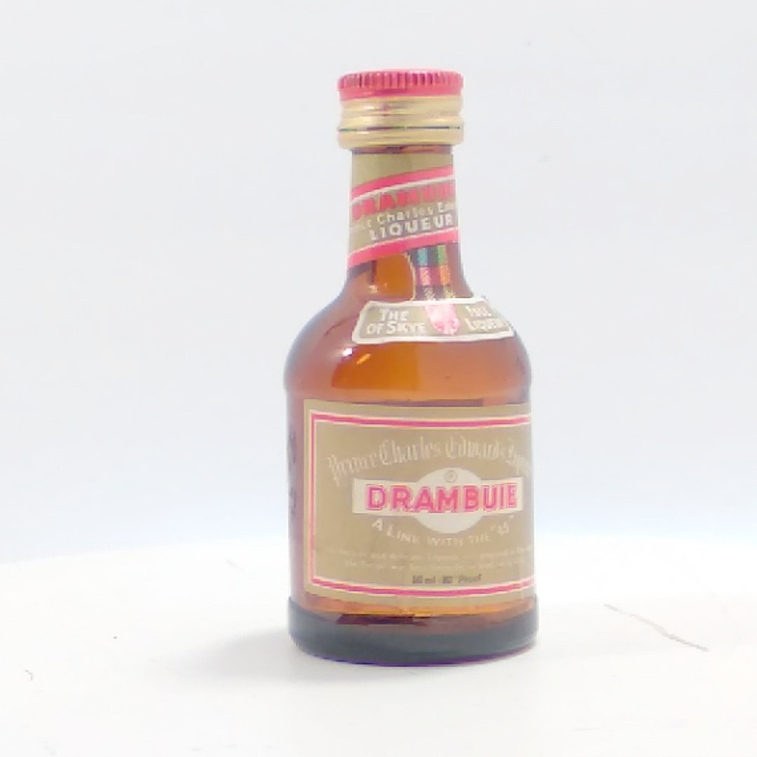 Drambuie Liqueur Scotland Miniature Empty Bottle