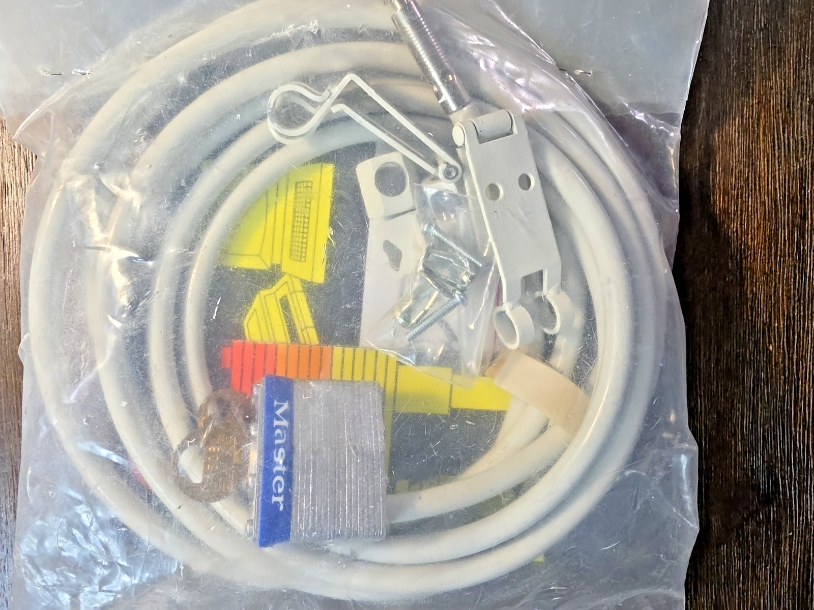 Kablit security steel cable system for computers & other devices NEW UNUSED