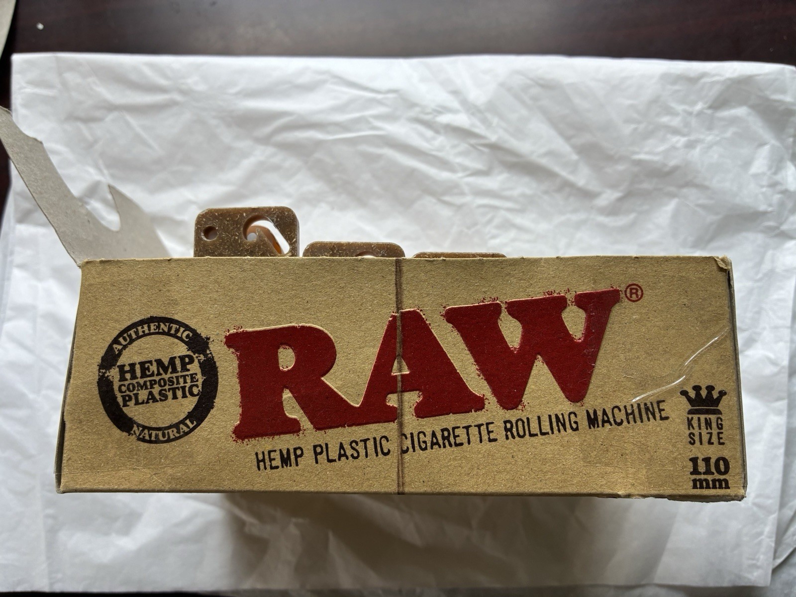 RAW 110mm King Size Plastic Rolling Machine.See Photos for Size & Type NIB.