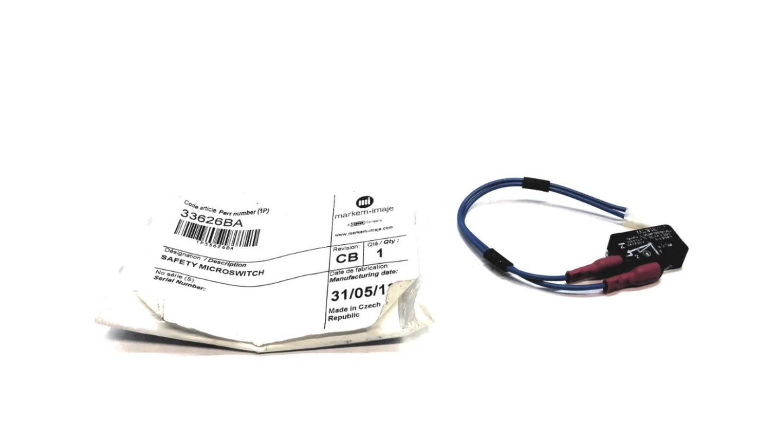 Markem-Imaje Safety Microswitch 33626BA NOS