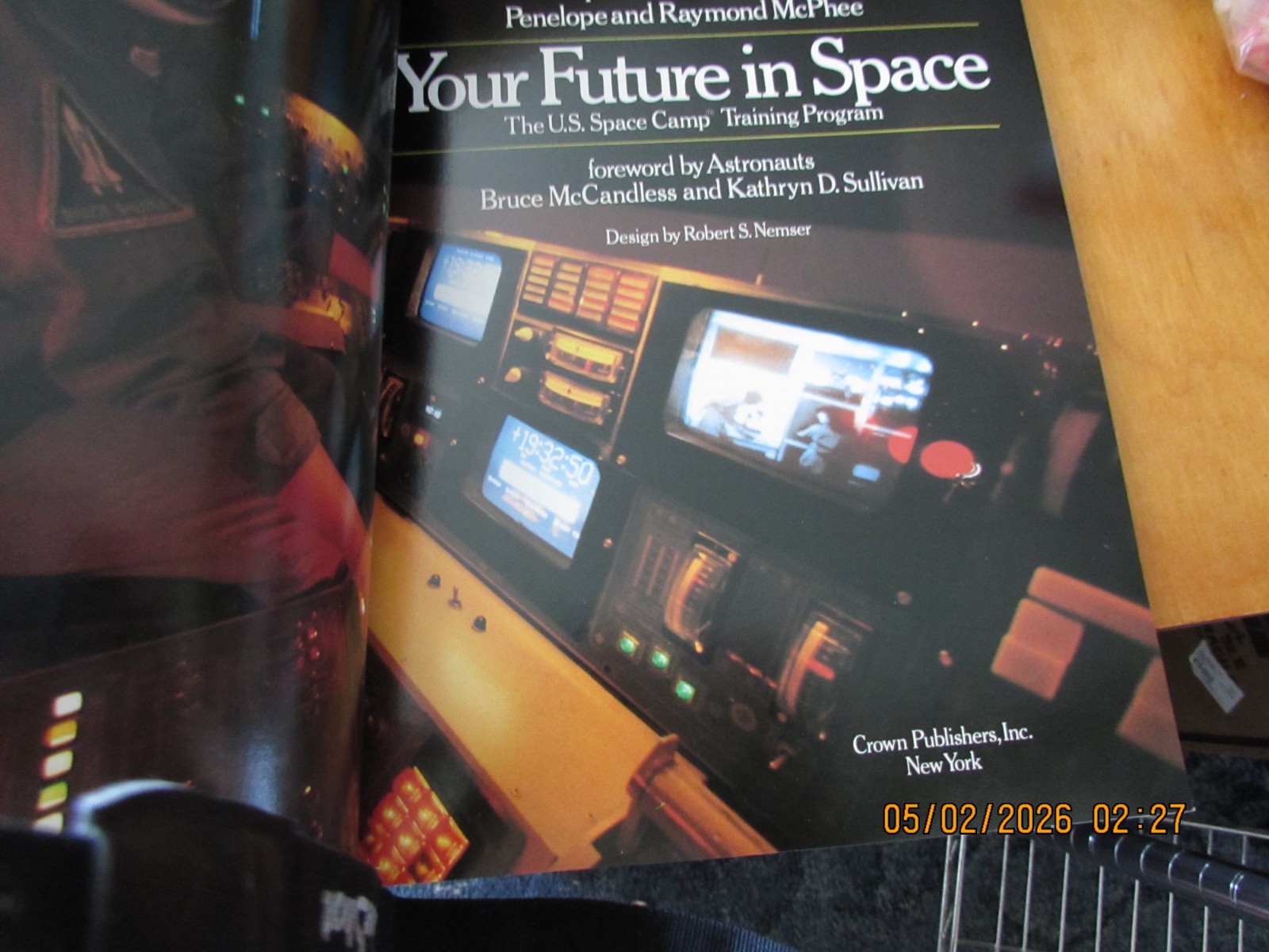 NASA SPACE CAMP BOOK