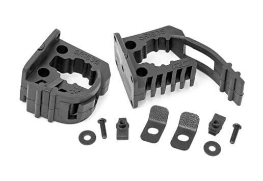 Rubber Molle Panel Adjustable Clamp Kit 5/8" to 1-3/8" - 25 lb Capacity,