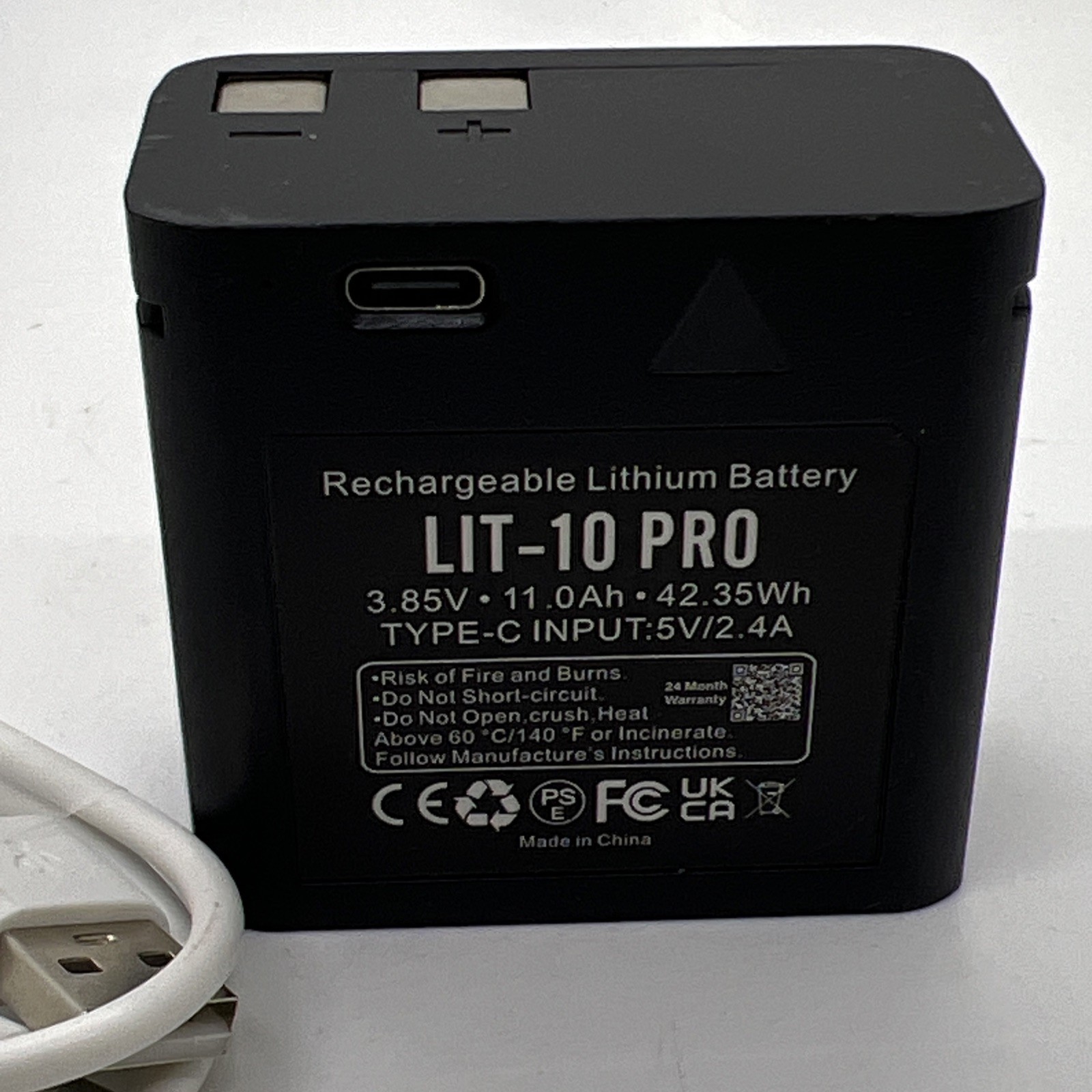 2Pack LIT-10 Pro Battery for SPYPOINT Cellular Trail LM2 Link-Micro-S-LTE Camera