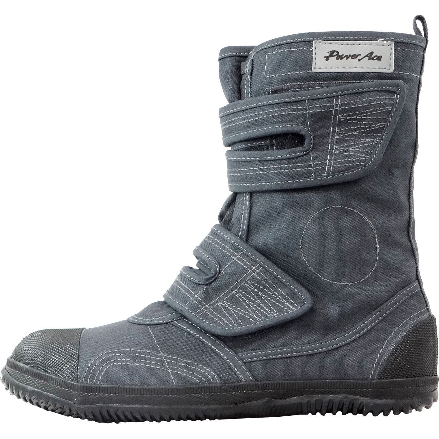 Rikio Tabi shoes Power Ace High Guard HG-220 Gray Boots Type Sneakers US 6.5 -11