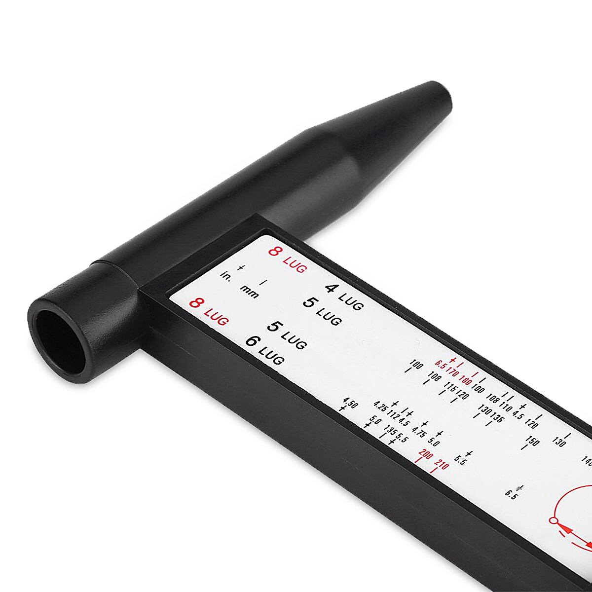 Wheel Bolt Pattern Gauge Tool 4 5 6 8 Lug Pattern Quick Measure Slide Hand Held✔