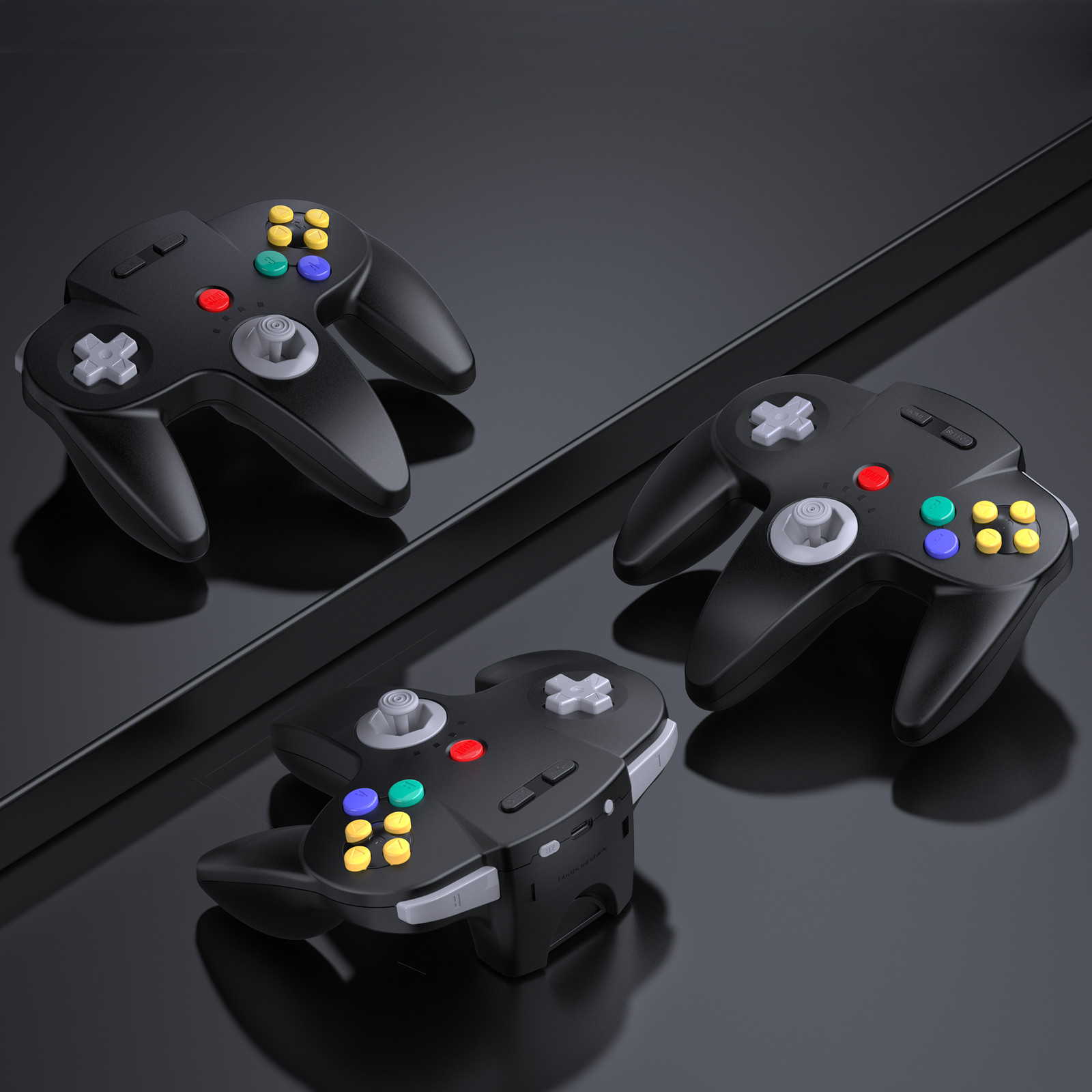 2.4G Wireless N64 Switch Controller for Nintendo Switch NSO PC Mac Raspberry Pi