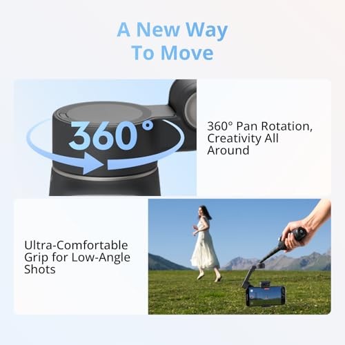 Osmo Mobile 8 Gimbal Stabilizer for Phone, AI Native Advanced Tracking Combo