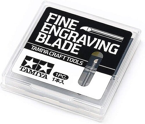 Tamiya Fine Engraving Blade - 0.2mm - #74136