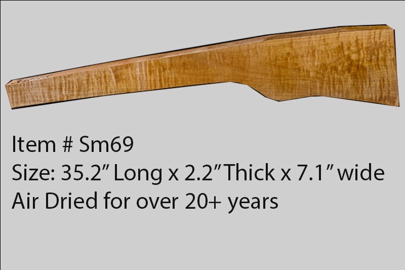 Sugar Maple rifle blank sm69