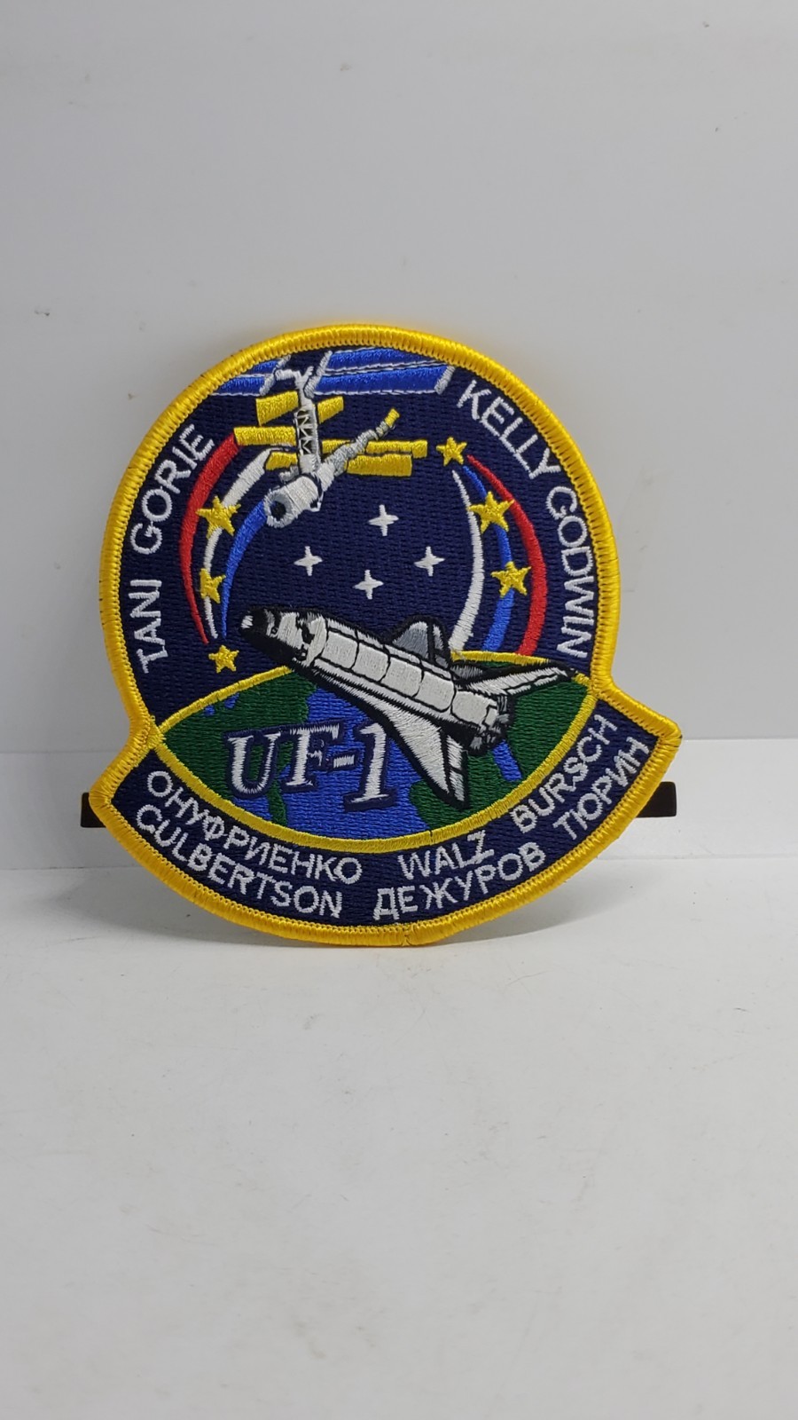 NASA Mission UF-1 Commemorative Patch Space Space Shuttle Endeavour STS-108