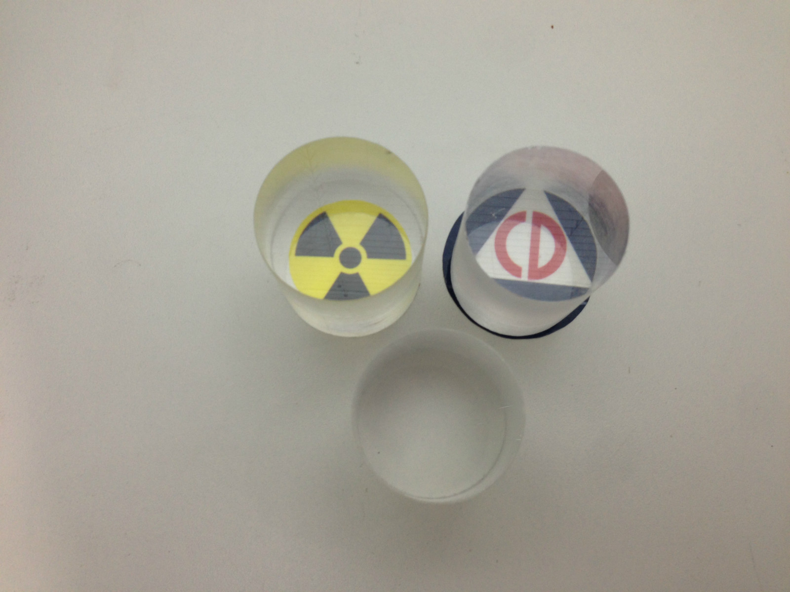 2" Diameter BC412 Scintillator Plastic for Scintillation Detector 2 X 2-1/4"