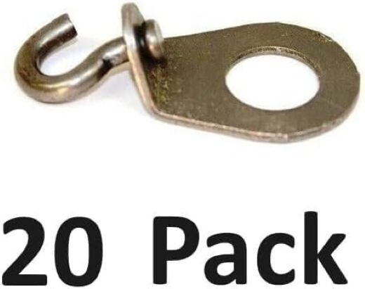 20 Flat Trapping Stake Swivels MB Super Stake Swivel - USA Made