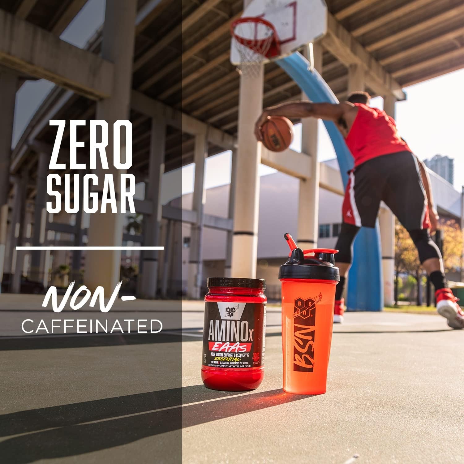BSN Amino X EAAs BCAA - Muscle Support - Recovery - JUNGLE JUICE - CLUMPY