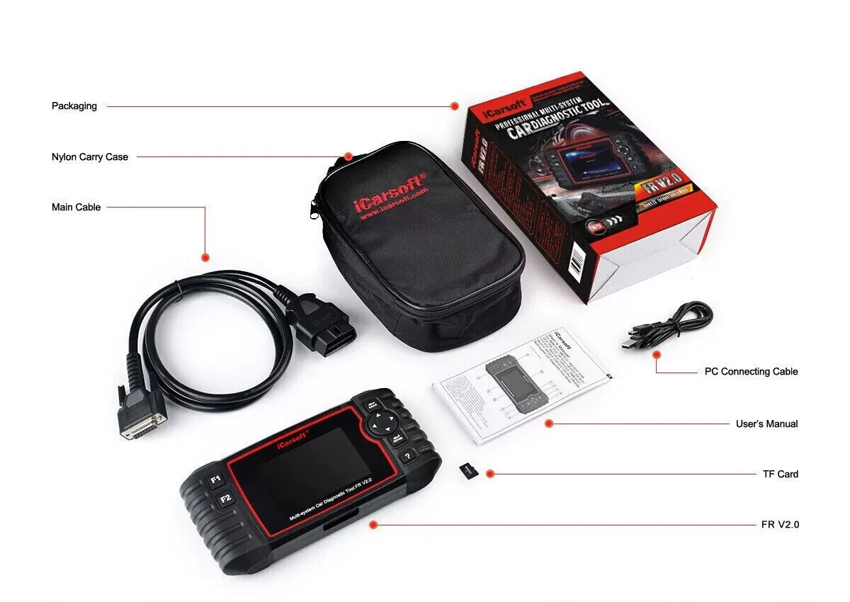 iCarsoft MB V2.0 - For SMART (MB) Professional Diagnostic Tool - Official Outlet