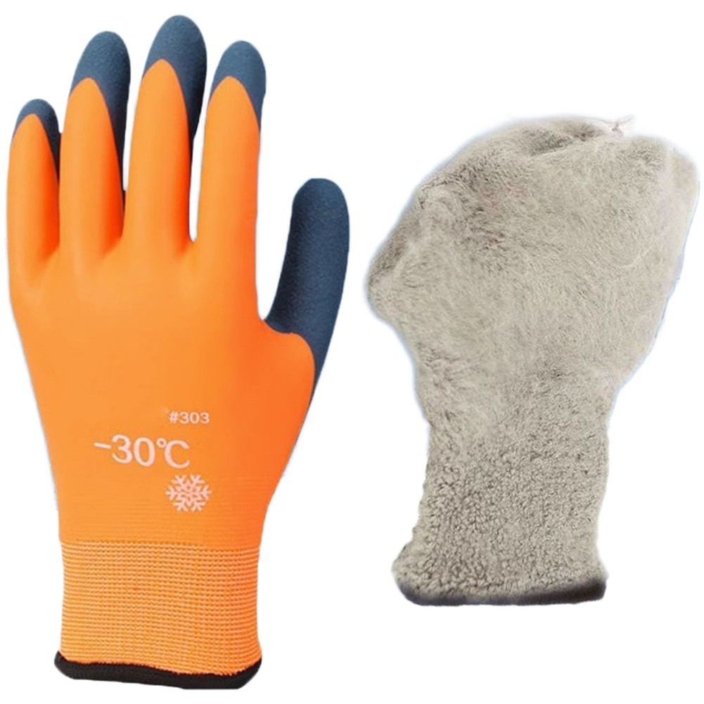 Latex Palm Thickened Work Gloves for Protection in Outdoor Fishing Tasks
