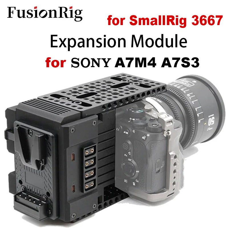 FusionRig New Camera Cage Expansion Module for Sony A7M4 A7S3 Cameras